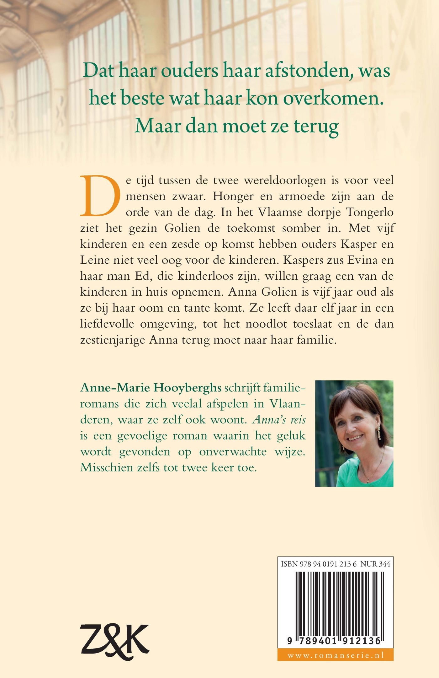 Achterkant van Anna's reis