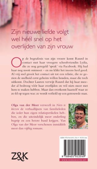 Achterkant van Niets te kiezen