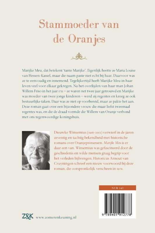 Achterkant van Marijke Meu