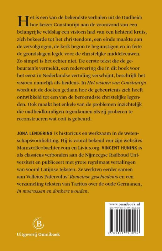 Achterkant van Het visioen van Constantijn