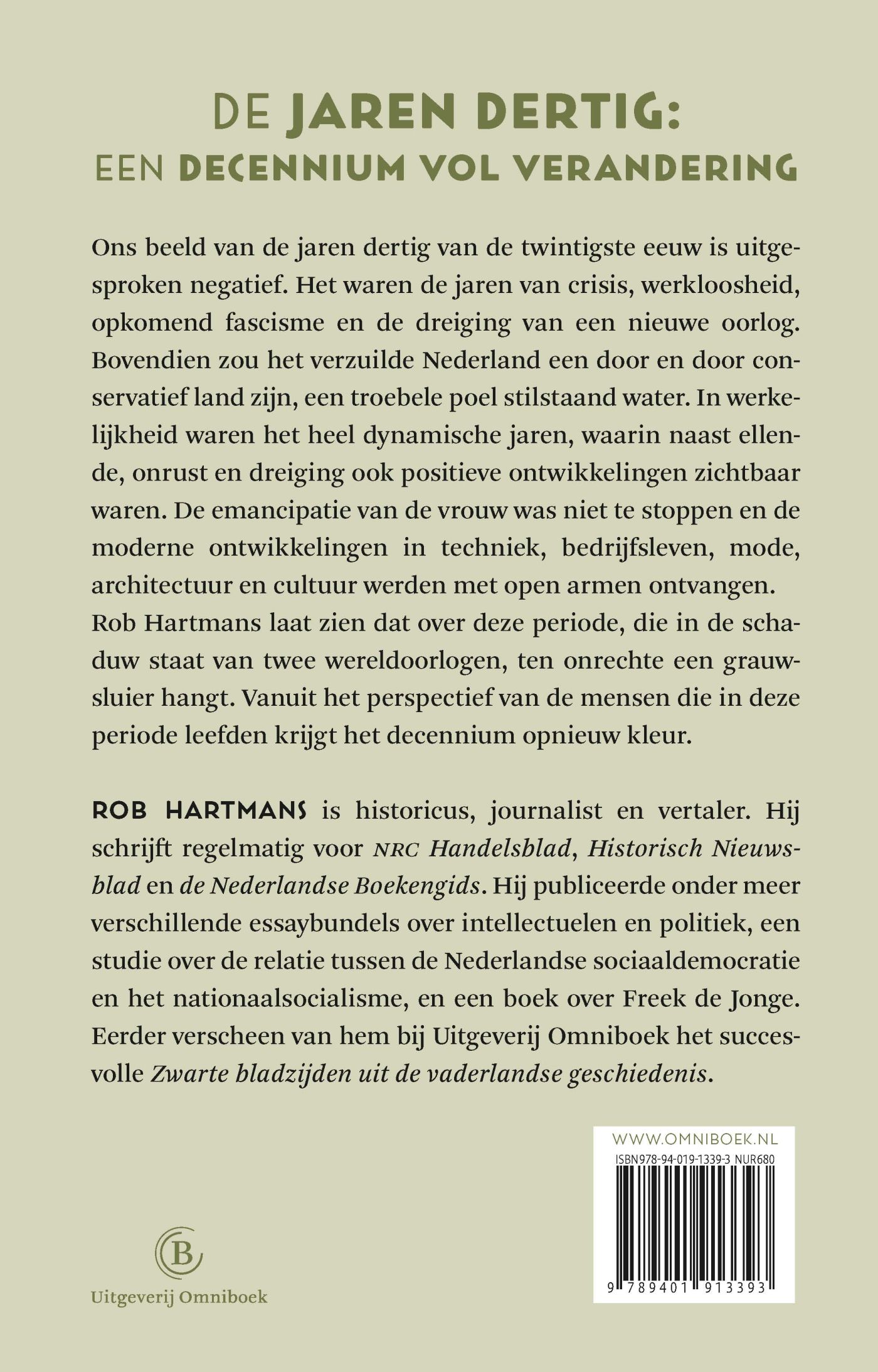 Achterkant van Schaduwjaren