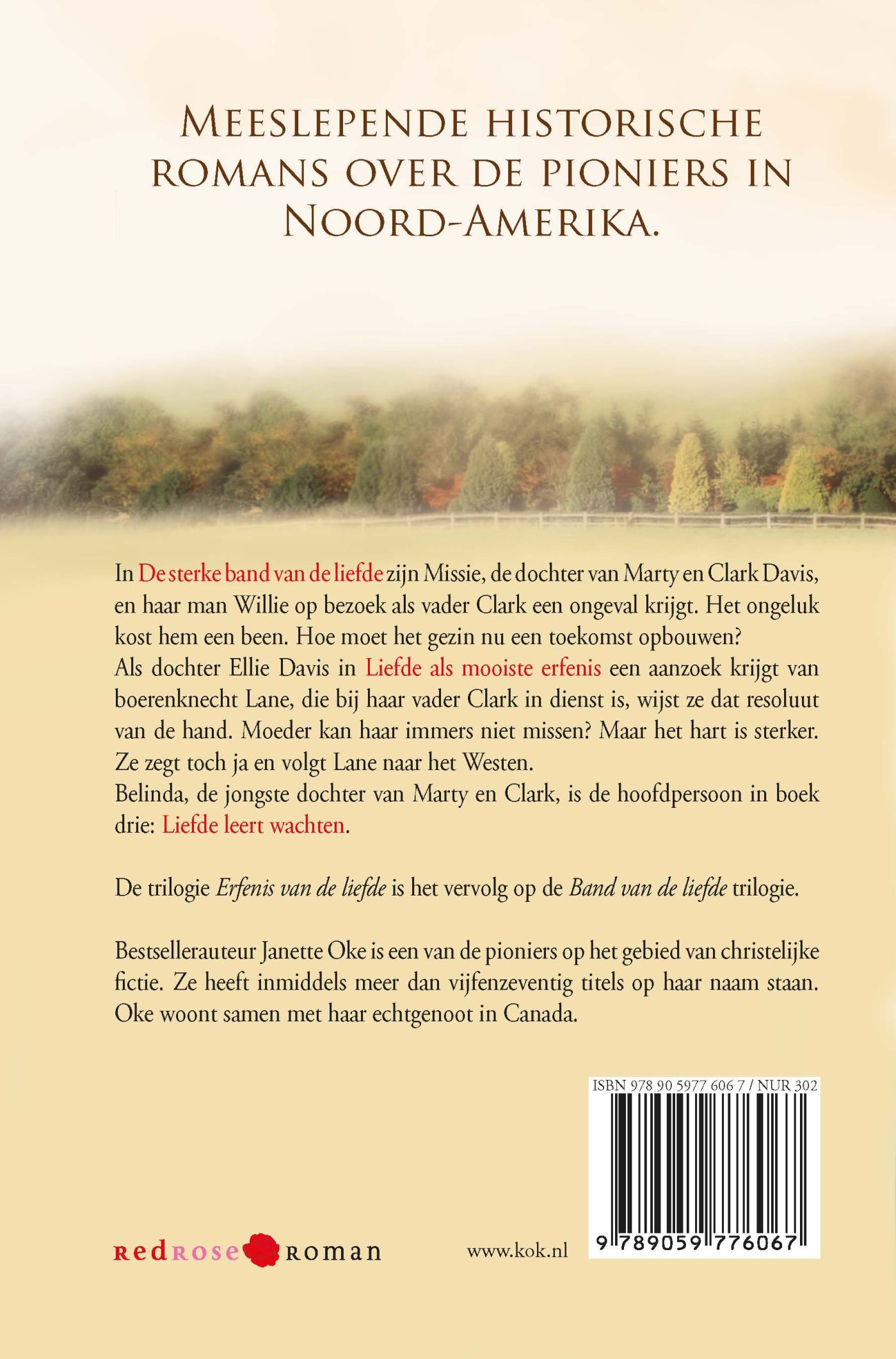 Achterkant van Erfenis van de liefde