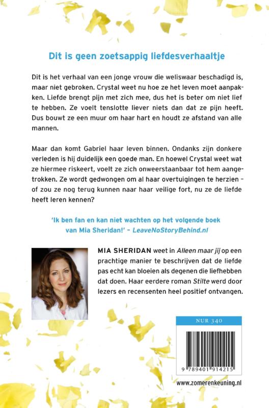 Achterkant van Alleen maar jij