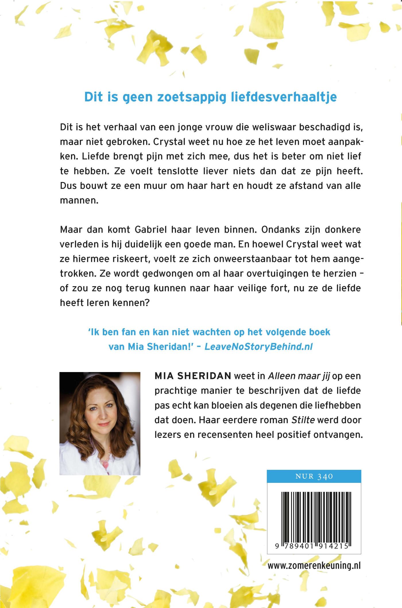 Achterkant van Alleen maar jij