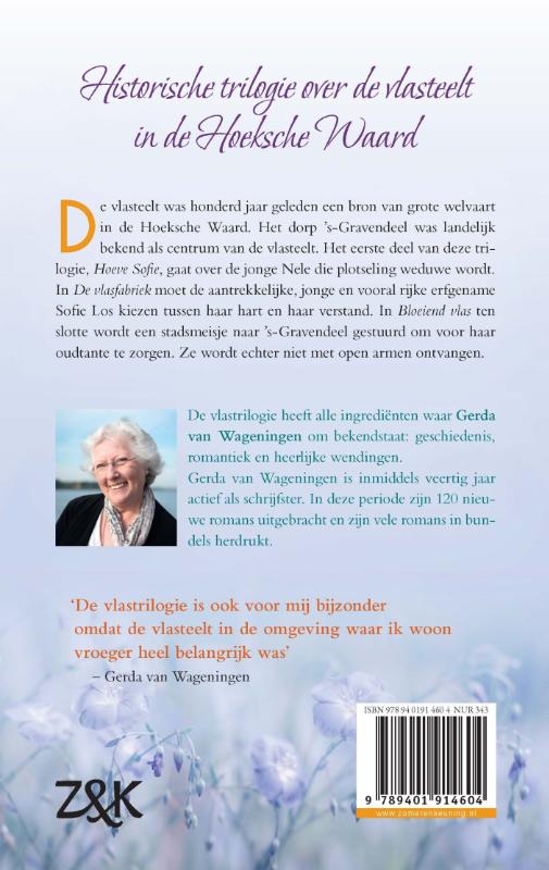 Achterkant van De vlastrilogie