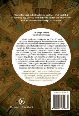 Achterkant van De Germanen en het christendom