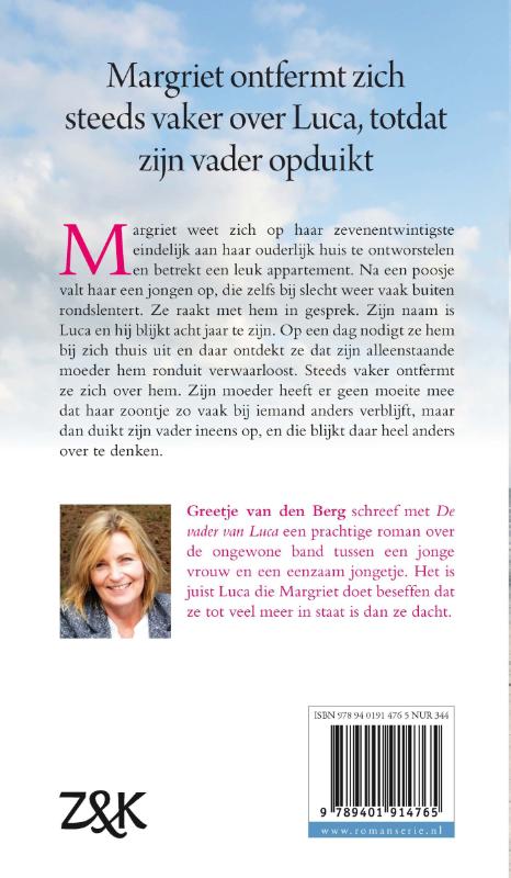 Achterkant van De vader van Luca