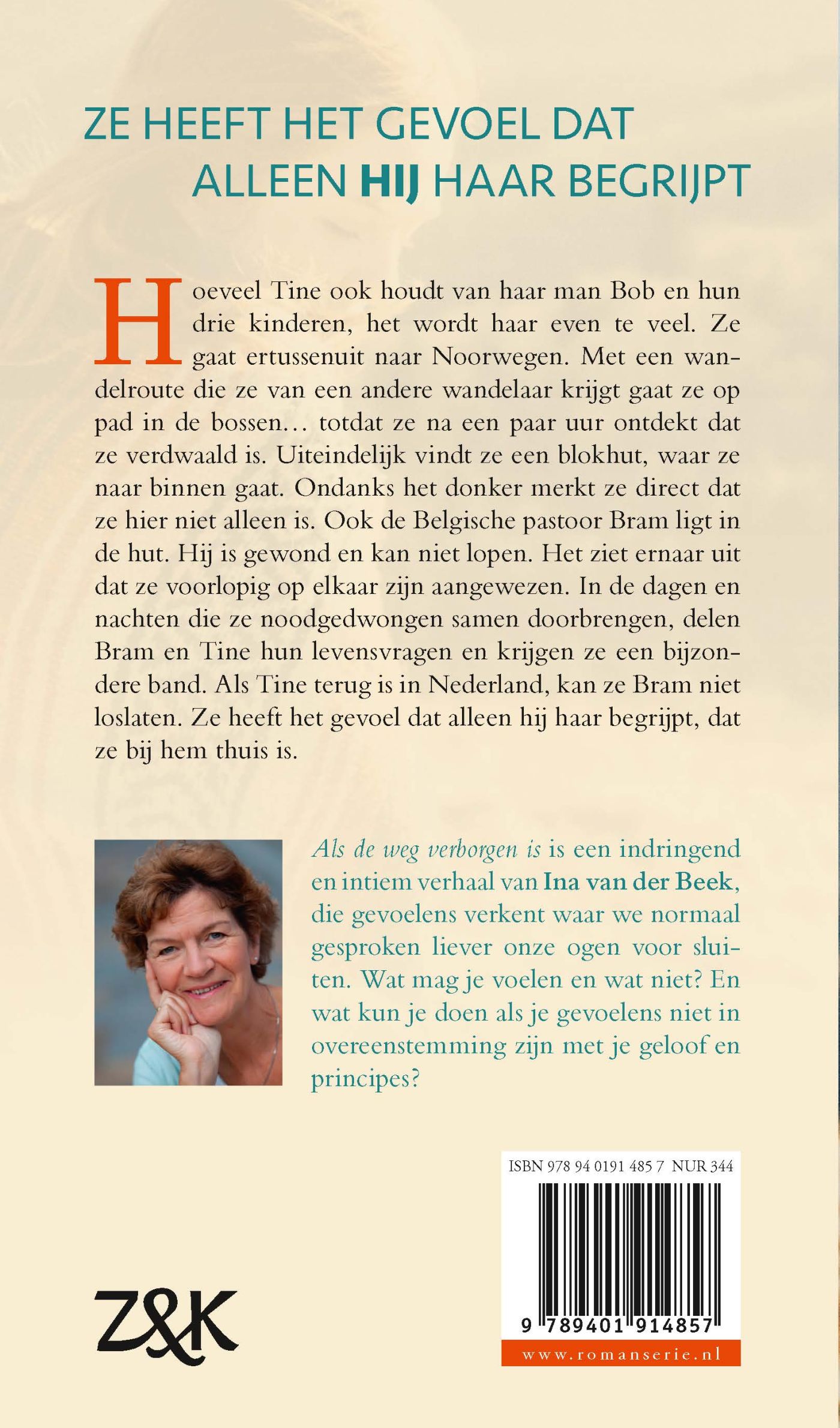Achterkant van Als de weg verborgen is