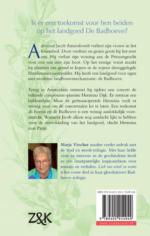 Achterkant van Lied van wind en water