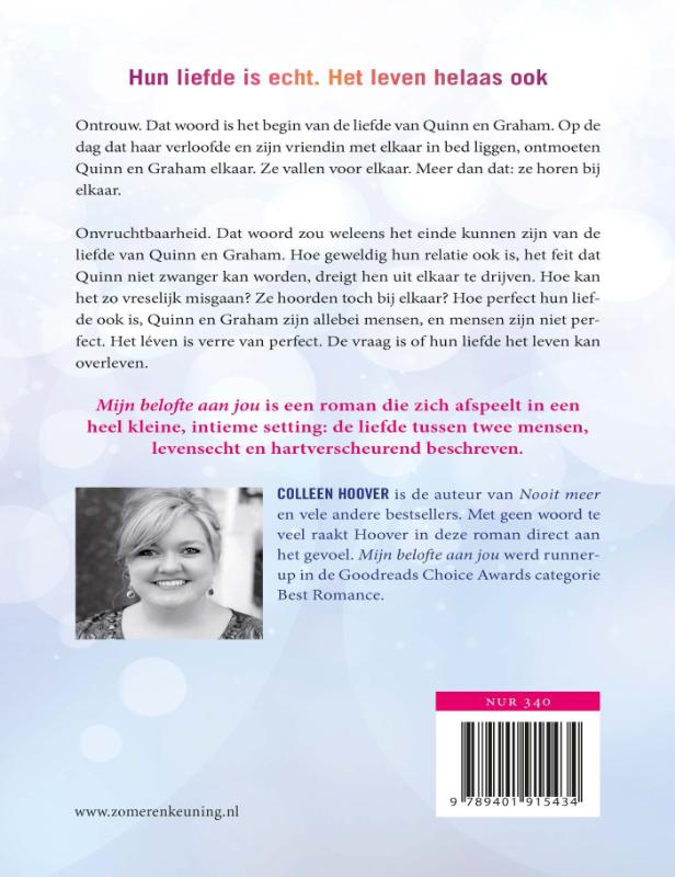 Achterkant van Mijn belofte aan jou