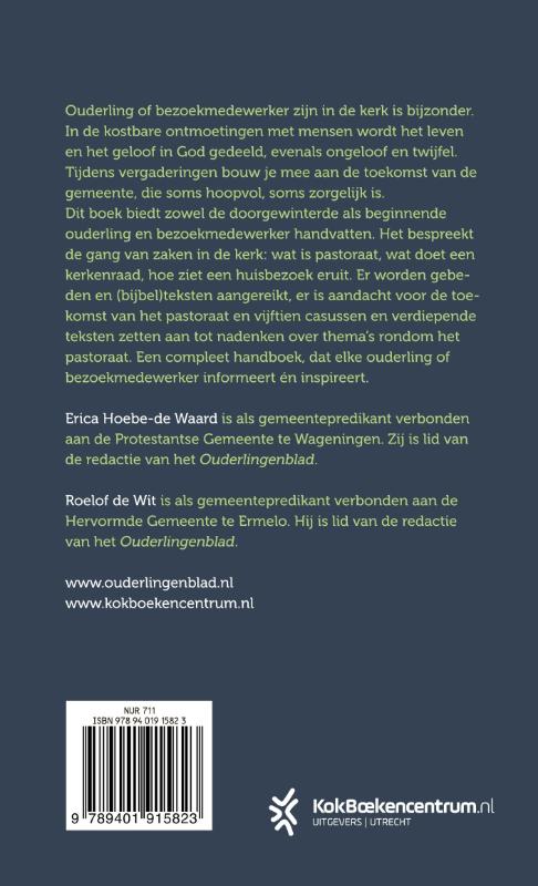 Achterkant van Handboek voor ouderling & bezoekmedewerker