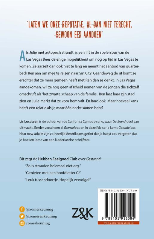 Achterkant van Gestrand
