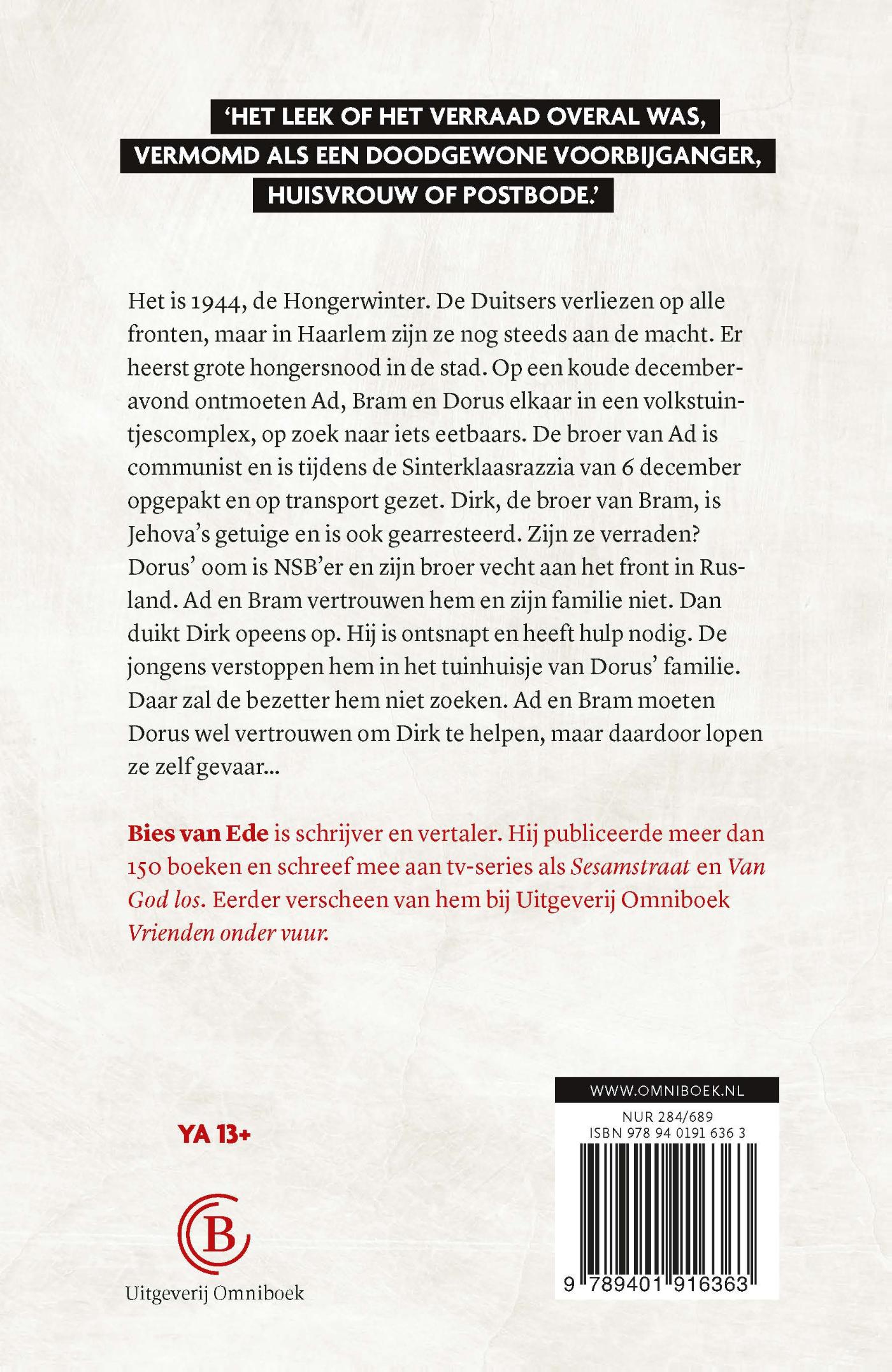 Achterkant van Verraad met Sinterklaas