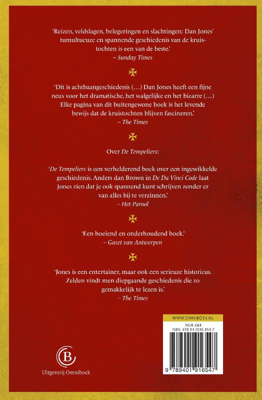 Achterkant van De Kruisvaarders