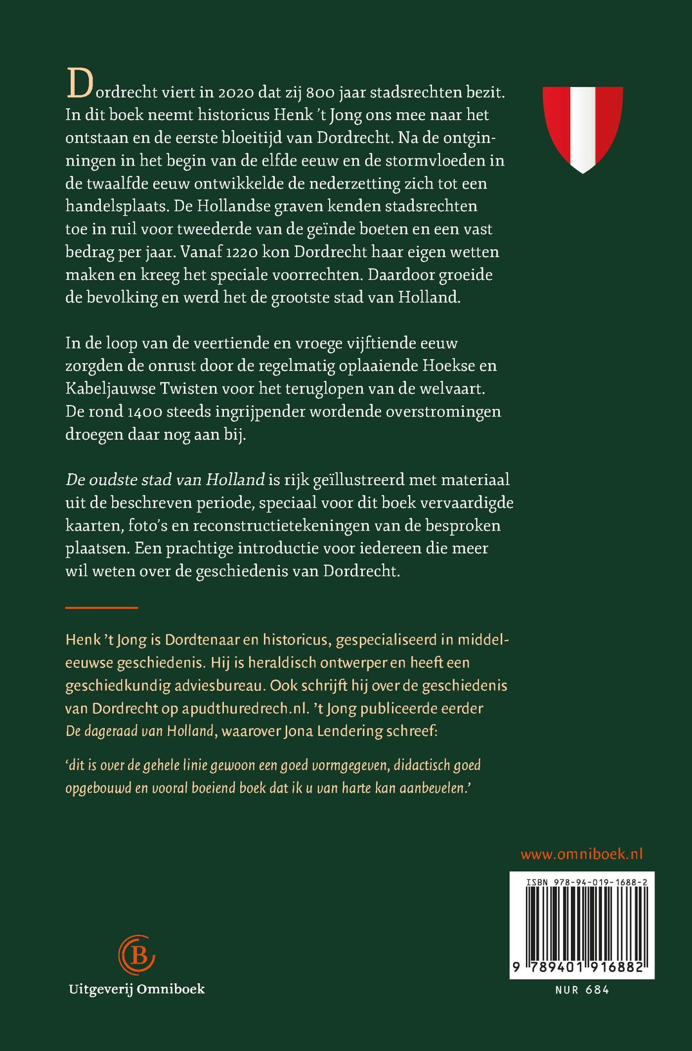Achterkant van De oudste stad van Holland