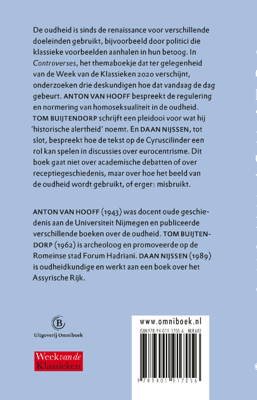 Achterkant van Controverses (set van 10 ex.)