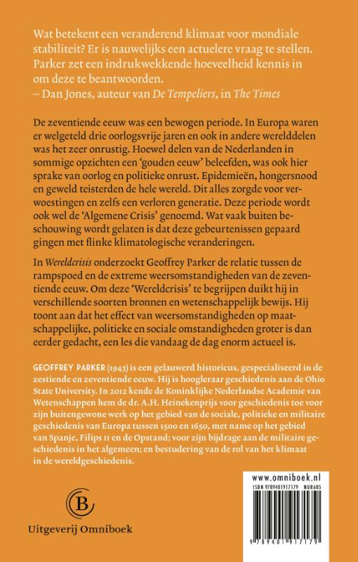 Achterkant van Wereldcrisis