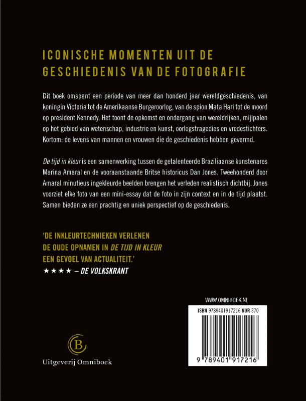 Achterkant van De tijd in kleur