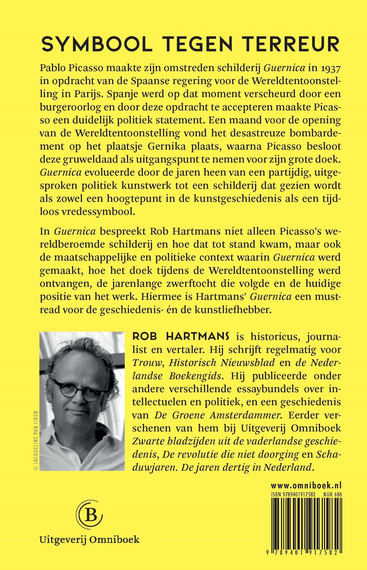 Achterkant van Guernica