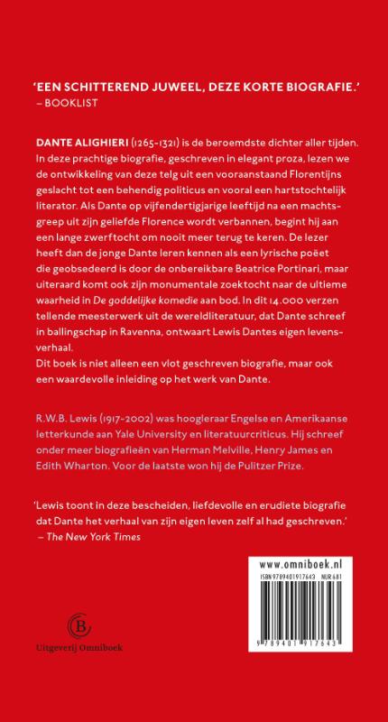 Achterkant van Dante