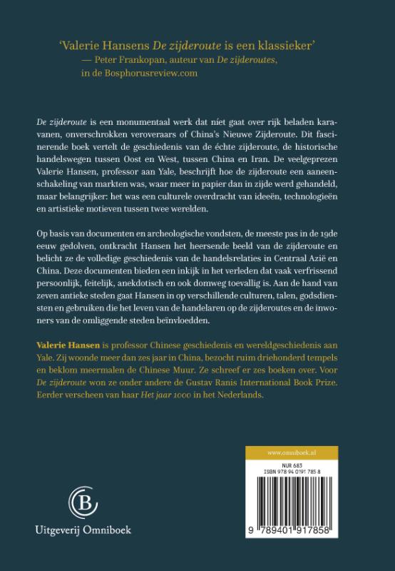 Achterkant van De zijderoute