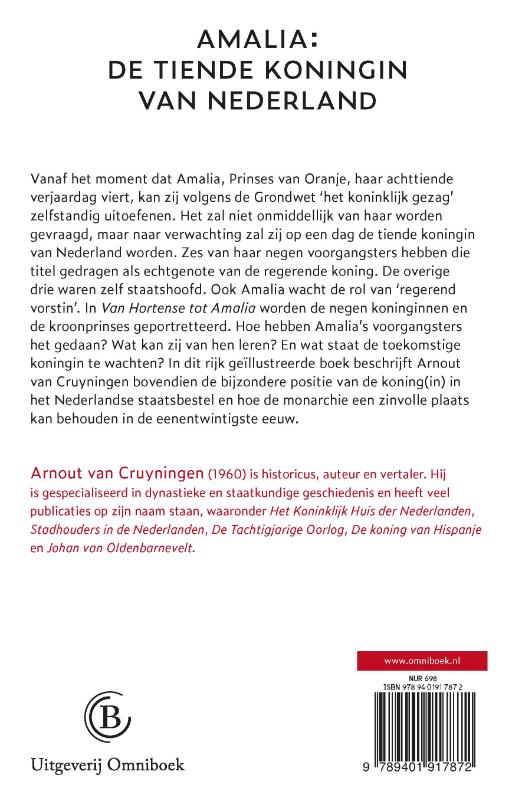 Achterkant van Van Hortense tot Amalia
