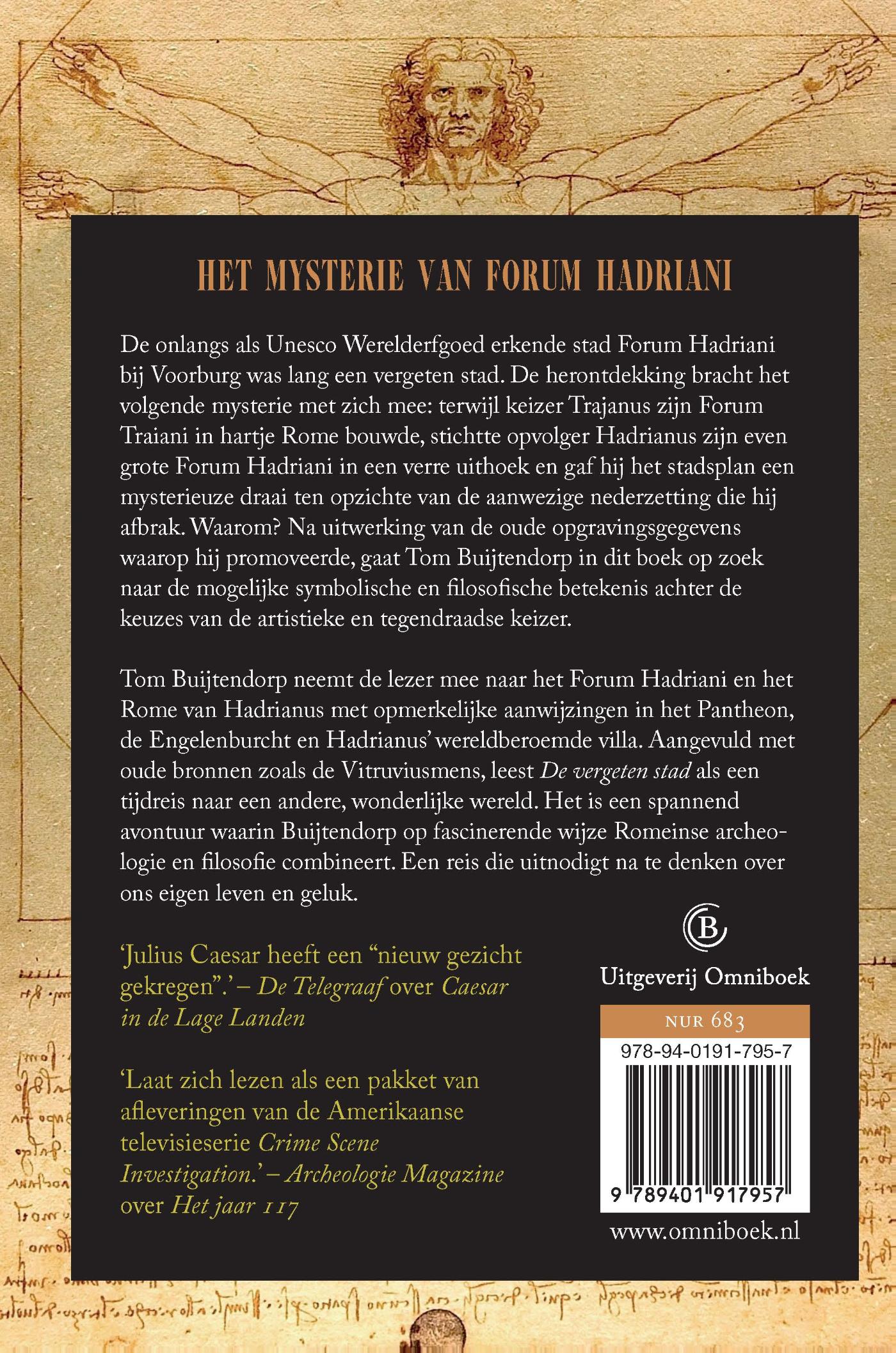 Achterkant van De vergeten stad