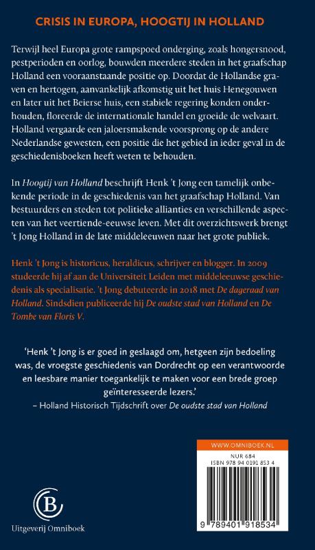 Achterkant van Hoogtij van Holland