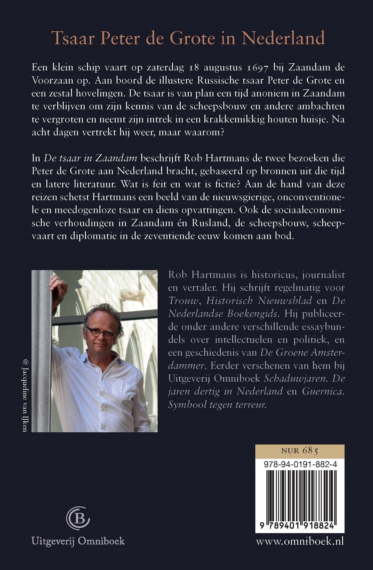 Achterkant van De tsaar in Zaandam