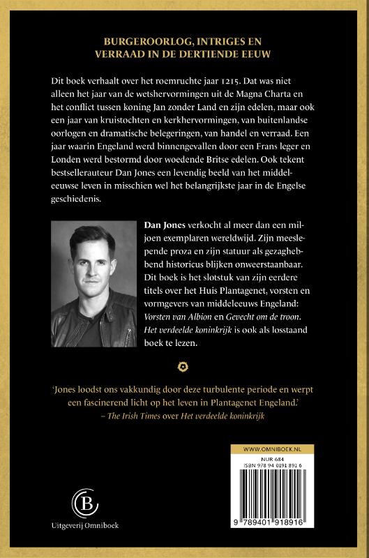 Achterkant van Het verdeelde koninkrijk
