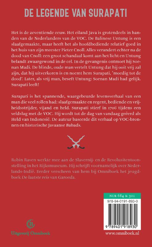 Achterkant van Surapati