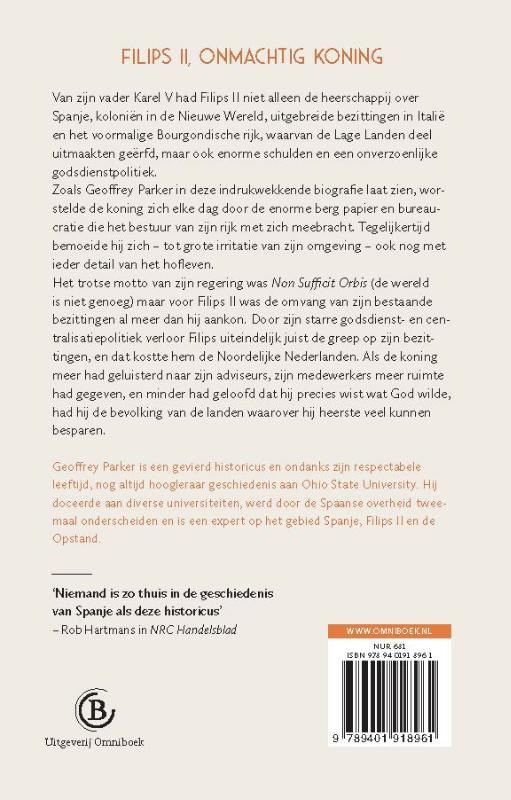 Achterkant van Filips II
