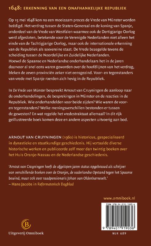 Achterkant van De Vrede van Münster