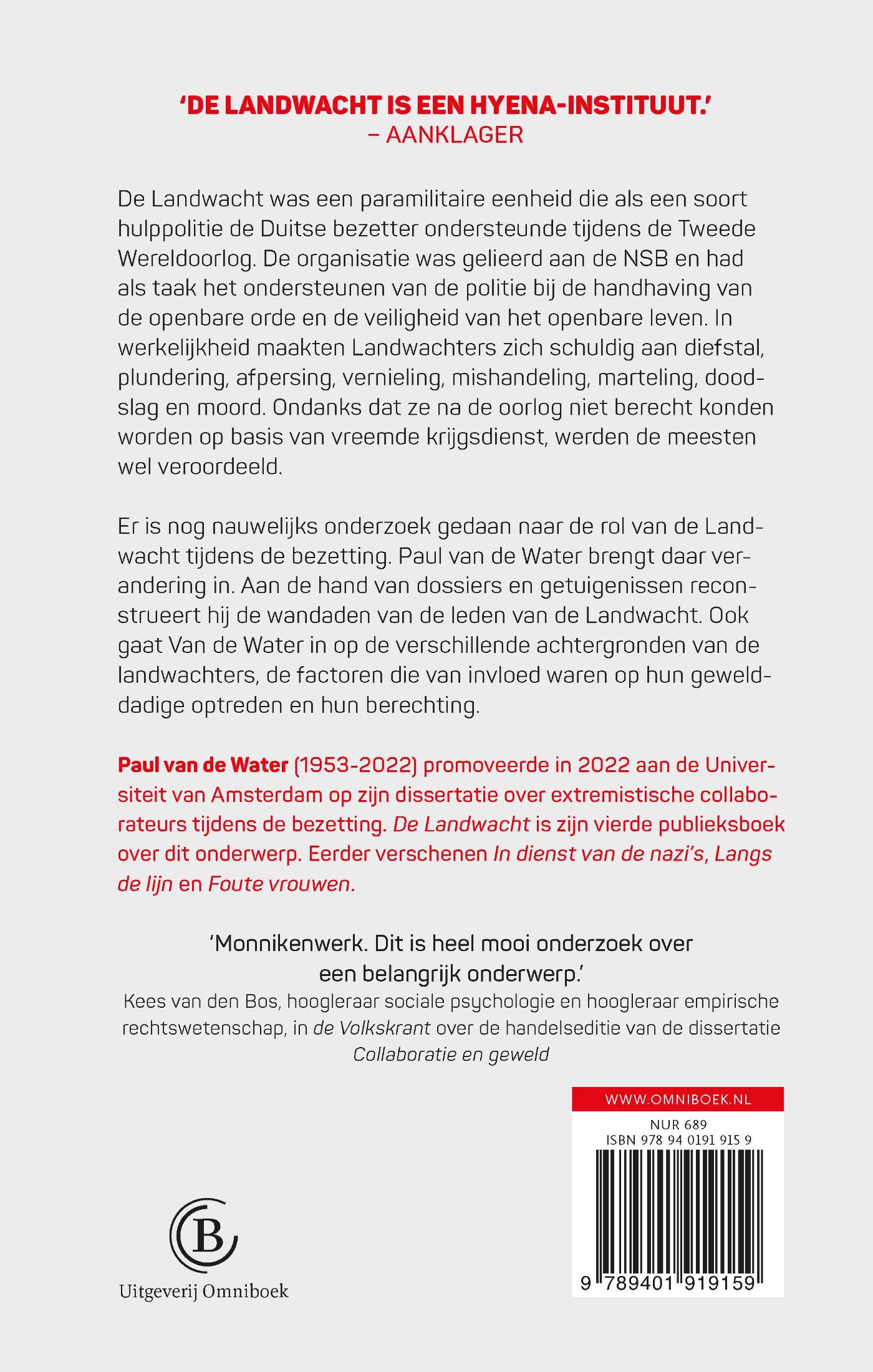 Achterkant van De Landwacht