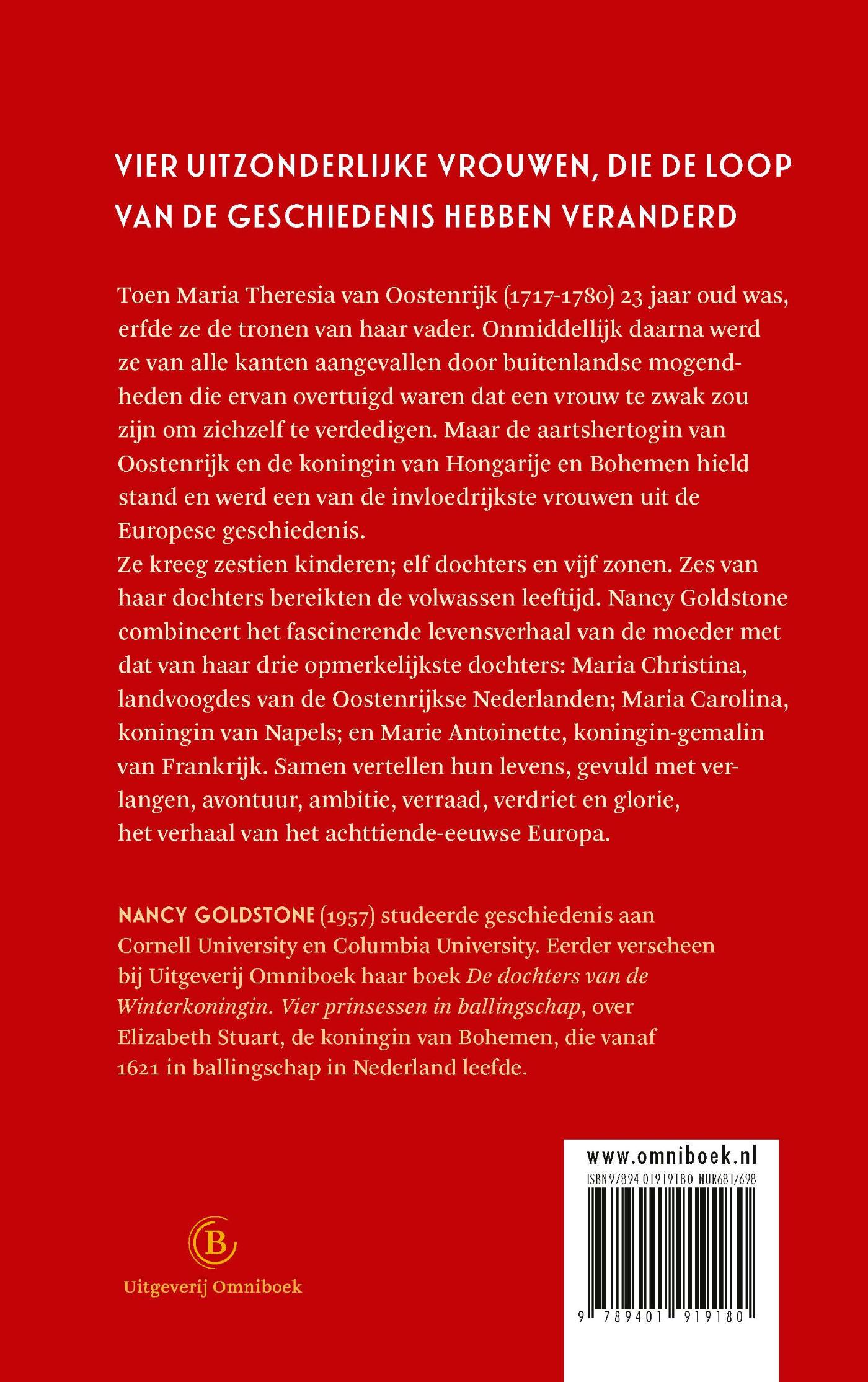 Achterkant van In de schaduw van de keizerin
