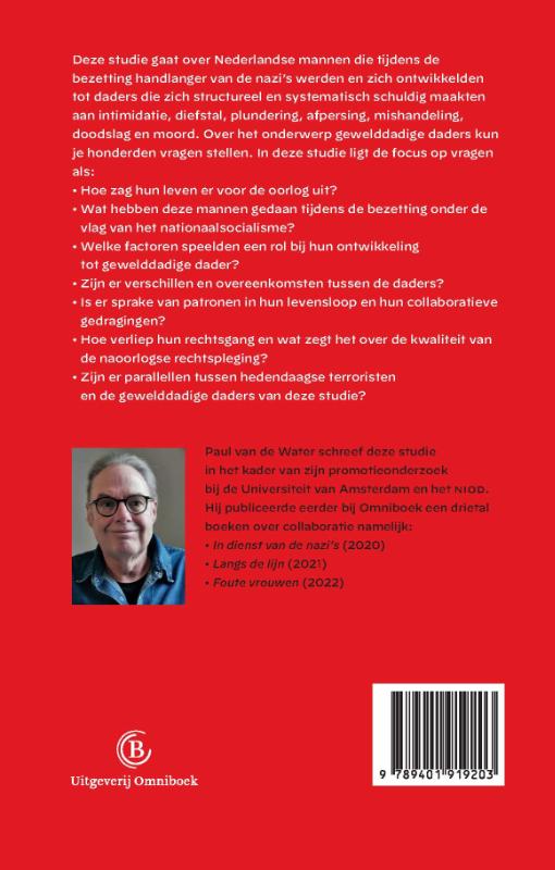 Achterkant van Collaboratie en geweld - handelseditie