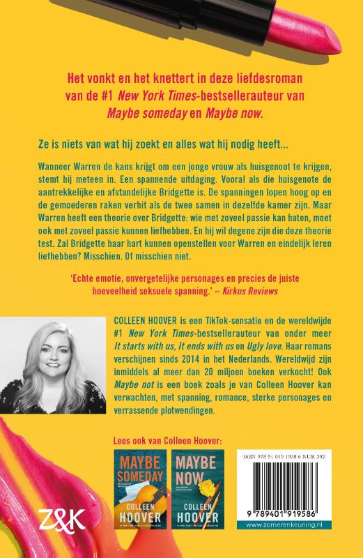 Achterkant van Maybe not