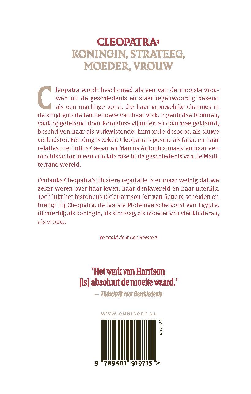 Achterkant van Cleopatra