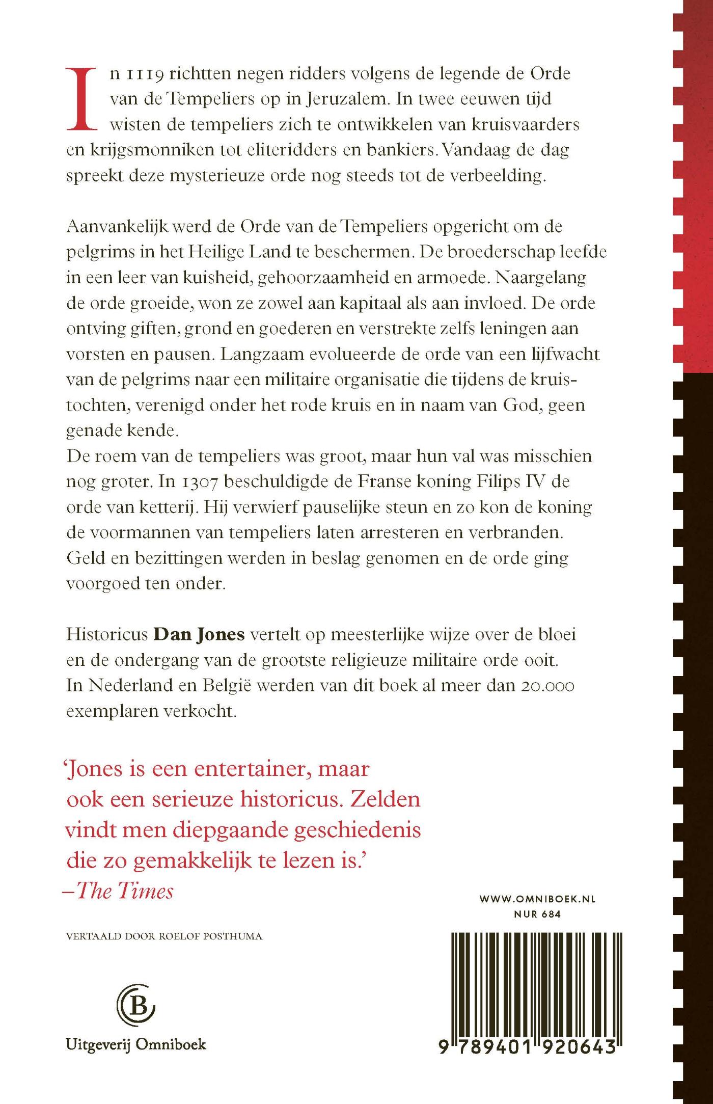 Achterkant van De tempeliers