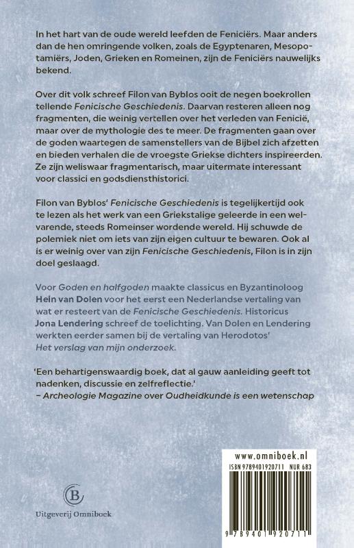 Achterkant van Goden en halfgoden