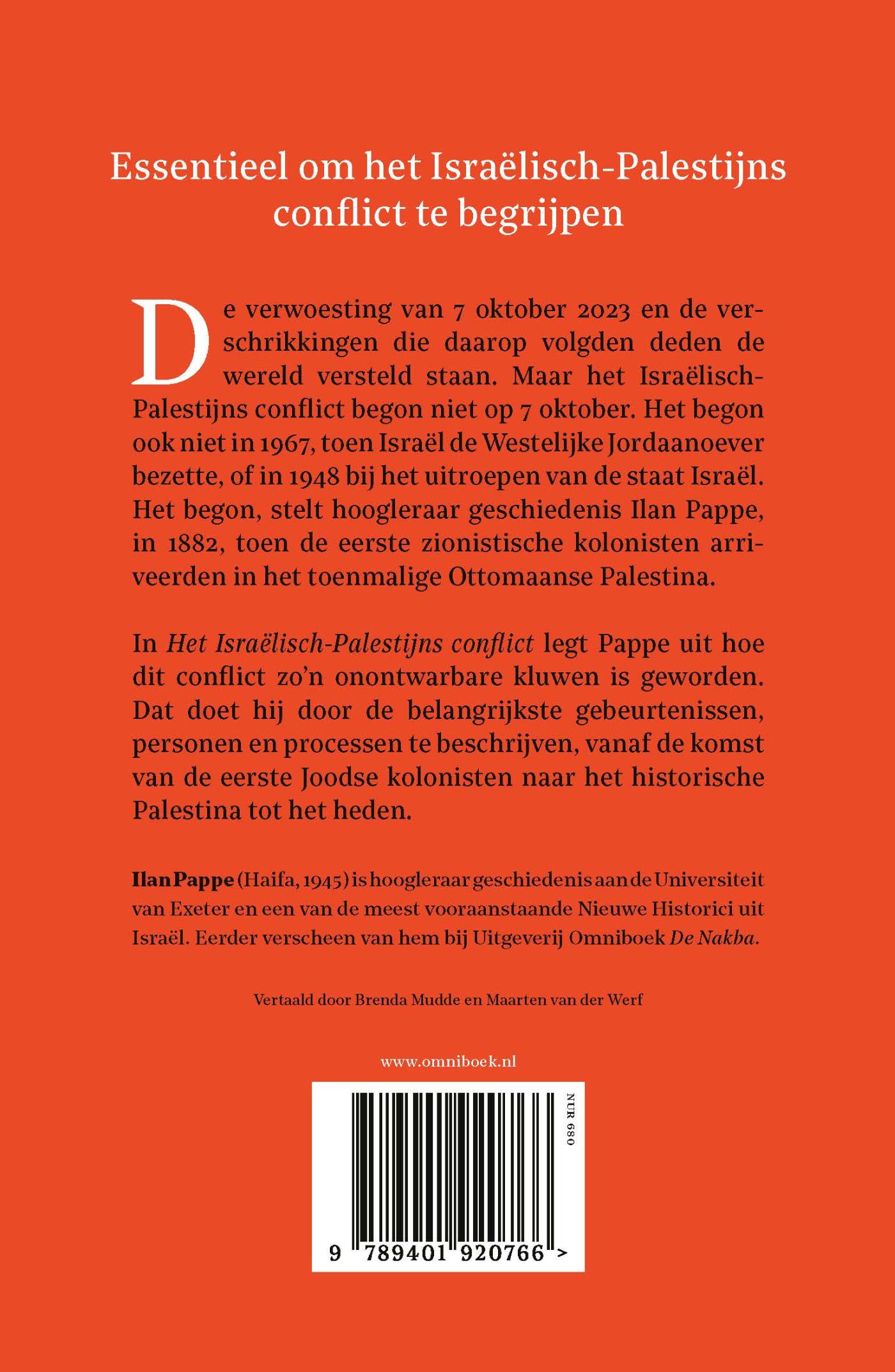 Achterkant van Het Israëlisch-Palestijns conflict