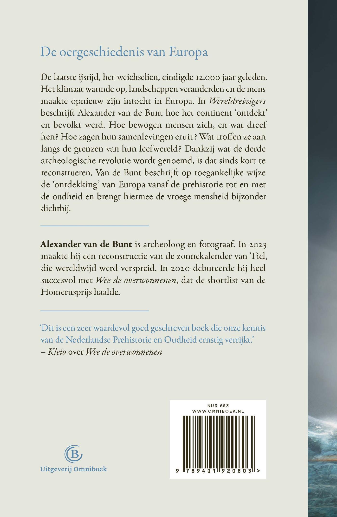 Achterkant van Wereldreizigers