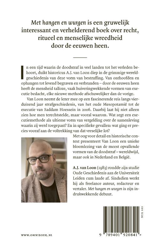 Achterkant van Met hangen en wurgen