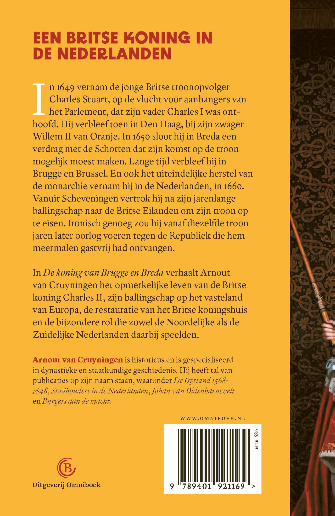 Achterkant van De koning van Brugge en Breda