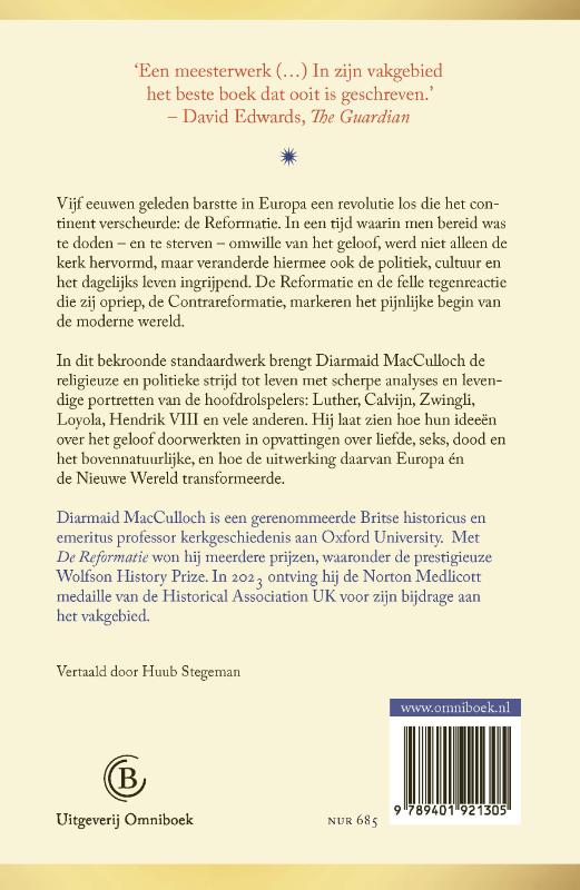 Achterkant van De Reformatie