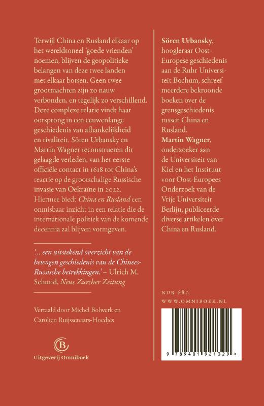 Achterkant van China en Rusland