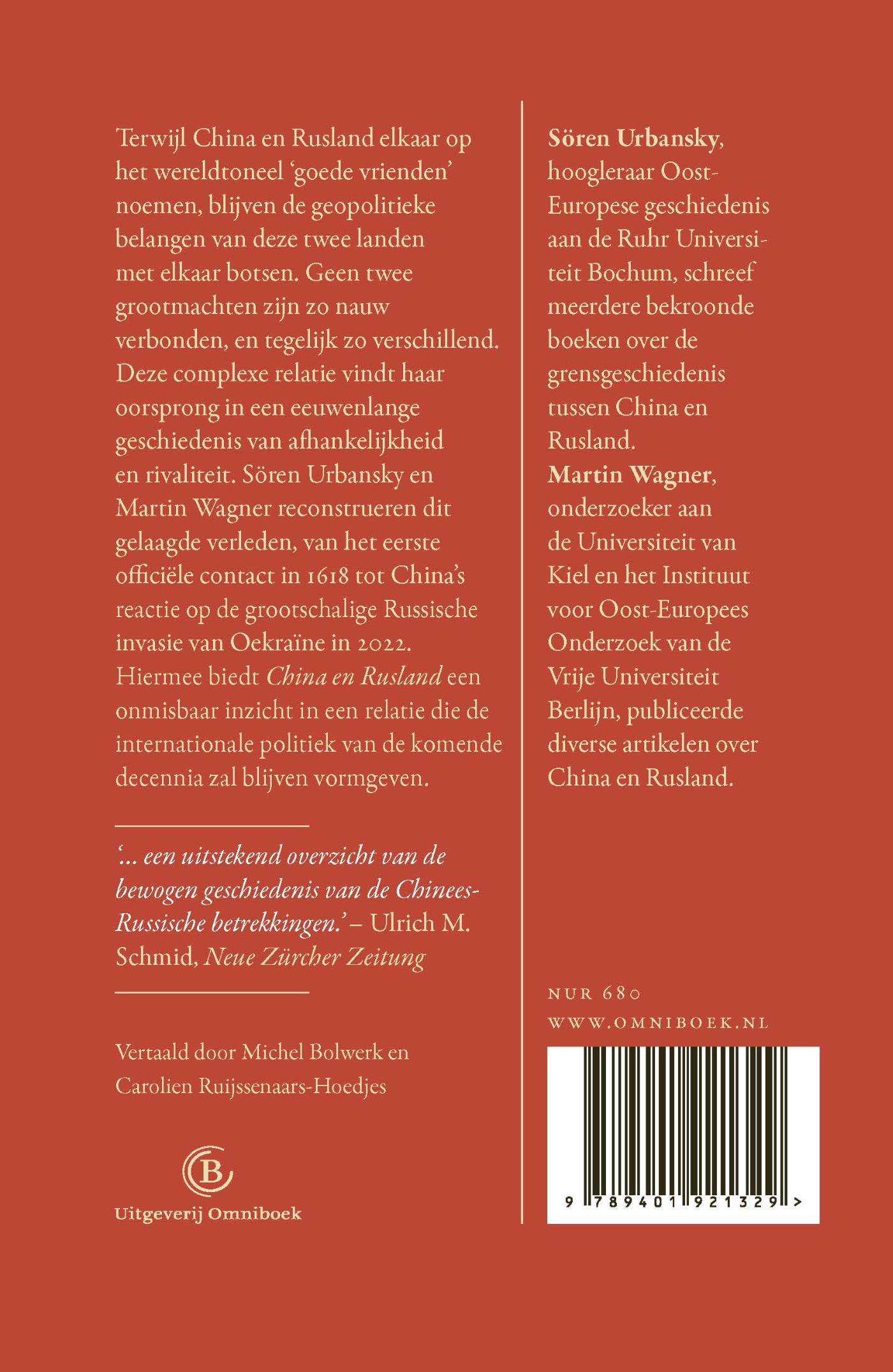 Achterkant van China en Rusland