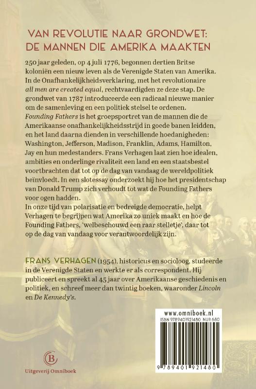 Achterkant van Founding Fathers