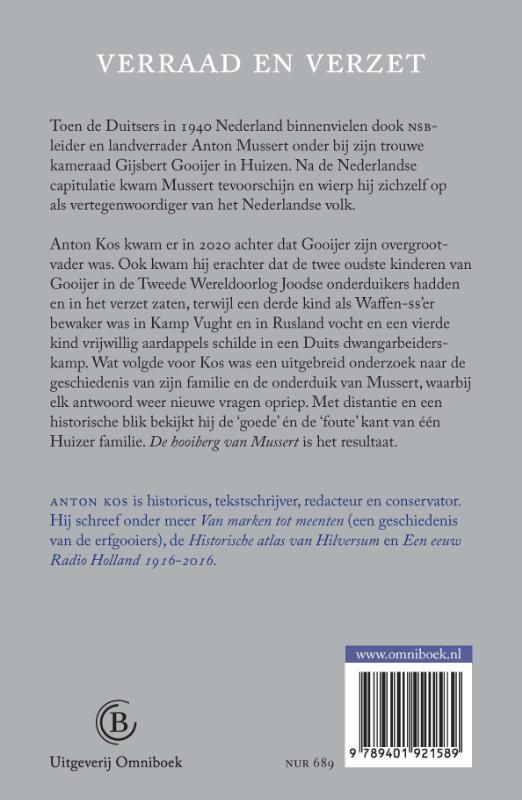 Achterkant van De hooiberg van Mussert