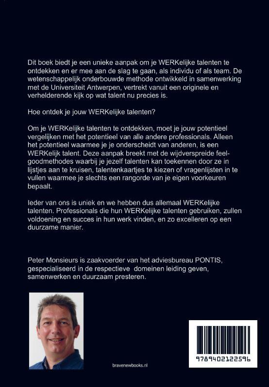 Achterkant van Ontdek je werkelijke talenten
